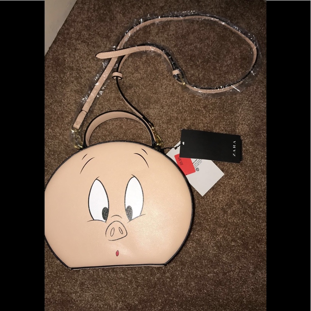Zara pig crossbody bag brand new